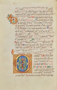 Dekorert initial D av Unknown artist
