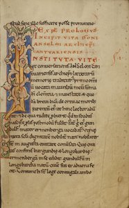 Dekorert initial I av Unknown artist