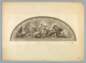 Dekorasjoner av Lebrun og Mignard på slottet i Versailles av Unknown artist