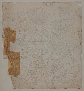 Designtegning, slutten av 1700-tallet av Unknown artist