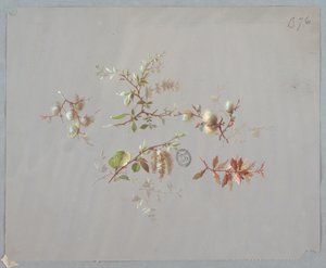 Design for Wallpaper and Textiles: Flowers   1261615   no       norwegian Successfully Translated  Original: Candlestick Translat: Candlestick 1296618 no norwegian Successfully Translated Original: Battle Scene with Church at left, ca. 1790-1800. Translat: av Unknown artist