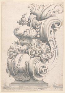 Design for en brakett av Unknown artist