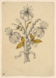 Design for en Corsage av Unknown artist