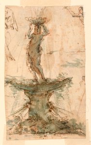 Design for en fontene av Unknown artist
