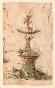 Design for en fontene av Unknown artist