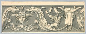 Design for en frise av Unknown artist