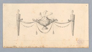 Design for en frise av Unknown artist