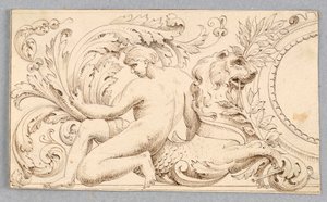Design for en frise av Unknown artist