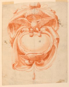 Design for en Holy Water Stoup av Unknown artist