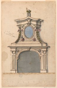 Design for en kappe av Unknown artist