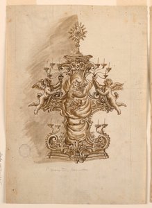 Design for en Monstrans av Unknown artist