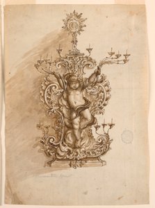 Design for en Monstrans av Unknown artist
