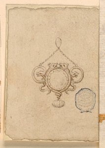Design for et anheng av Unknown artist