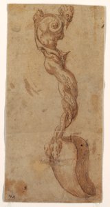 Design for en serveringsskje av Unknown artist