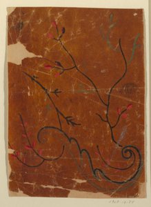 Design for et vevd stoff, fragment av Unknown artist