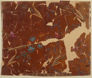 Design for et vevd stoff, fragment av Unknown artist