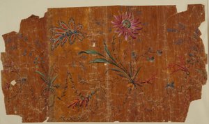 Design for en vevd horisontal kant av Unknown artist