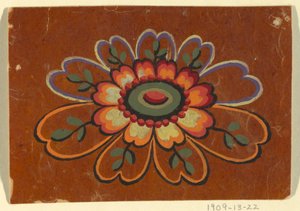 Design for et vevd motiv av Unknown artist