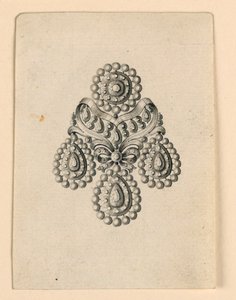 Design for en øredobber av Unknown artist