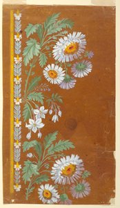 Design for en broderikant av Unknown artist