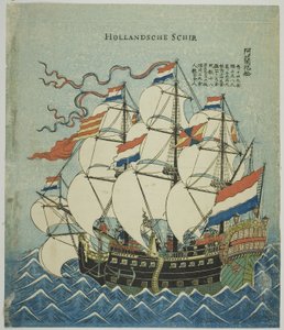 Nederlandsk skip (Hollandsche Schip) av Unknown artist