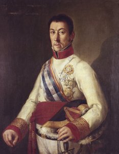 ELIO, Francisco Javier de (1767-1822). Spansk absolutistmilitær, guvernør i Montevideo (maleri) av Unknown artist