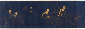 Atten <em>Luohans</em> av Unknown artist