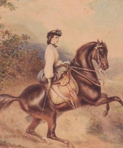 Elisabeth, keiserinne av Østerrike og dronninggemalinne av Ungarn (24. desember 1837 – 10. september 1898) (illustrasjon) av Unknown artist