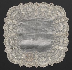 Brodert lommetørkle av Unknown artist