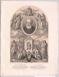Østerrikes keiser Ferdinand I (trykk) av Unknown artist
