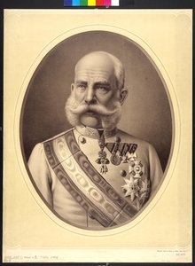 Østerrikes keiser Franz Josef I av Unknown artist