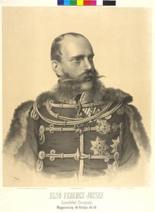 Østerrikes keiser Franz Josef I av Unknown artist