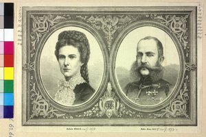 Østerrikes keiser og Elisabeth Franz Joseph I av Unknown artist