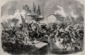Episode i Battle of Palestro, 31. mai av Unknown artist