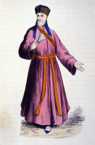Far Matteo Ricci (1552-1610), italiensk jesuitt, grunnlegger av den katolske misjonen i Kina av Unknown artist