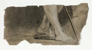 Døperen Johannes#39; føtter (fragment) av Unknown artist