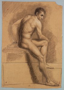 Figurstudie av Unknown artist