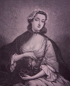 Flora Macdonald, hengiven Jacobite som hjalp Bonnie Prince Charlie å rømme av Unknown artist