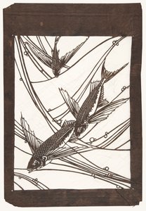Flyvende fisk av Unknown artist