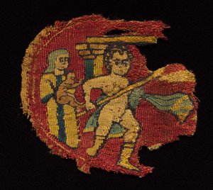 Fire segmenter fra en tunika av Unknown artist