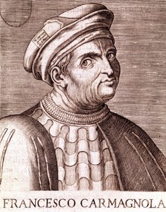 Francesco Bussone greve av Carmagnola Condottiere italiensk (Carmagnola 1385 i Venezia 1432). av Unknown artist