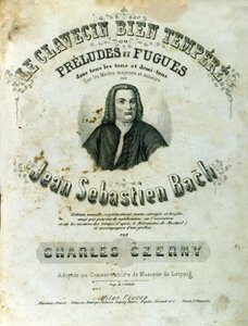 Fronstipice av "" Preludes and Fugues"" av Jean Sebastien Bach (Johann Sebastian Bach av Unknown artist