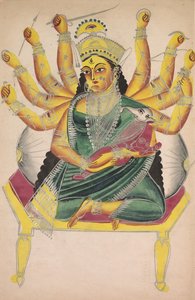 Ganesha-Janani (mor til Ganesha) av Unknown artist
