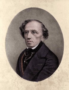 Giacomo Meyerbeer (1791-1864), tysk komponist. av Unknown artist