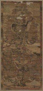 Guardian Kings: Dhritarashtra og Virupaksha av Unknown artist