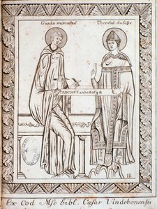 Guido d'Arezzo (gravering av Unknown artist