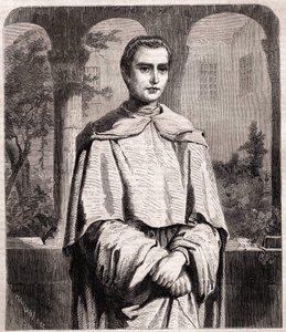 Henri Lacordaire. Fransk prest og dominikaner 1802-1861. av Unknown artist