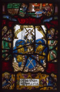 Heraldisk panel av Franz Buder av Unknown artist