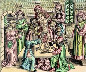 Jødedommens historie - Simons martyrdød i Trent av Unknown artist