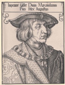 Den hellige romerske keiseren Maximilian I (trykk) av Unknown artist